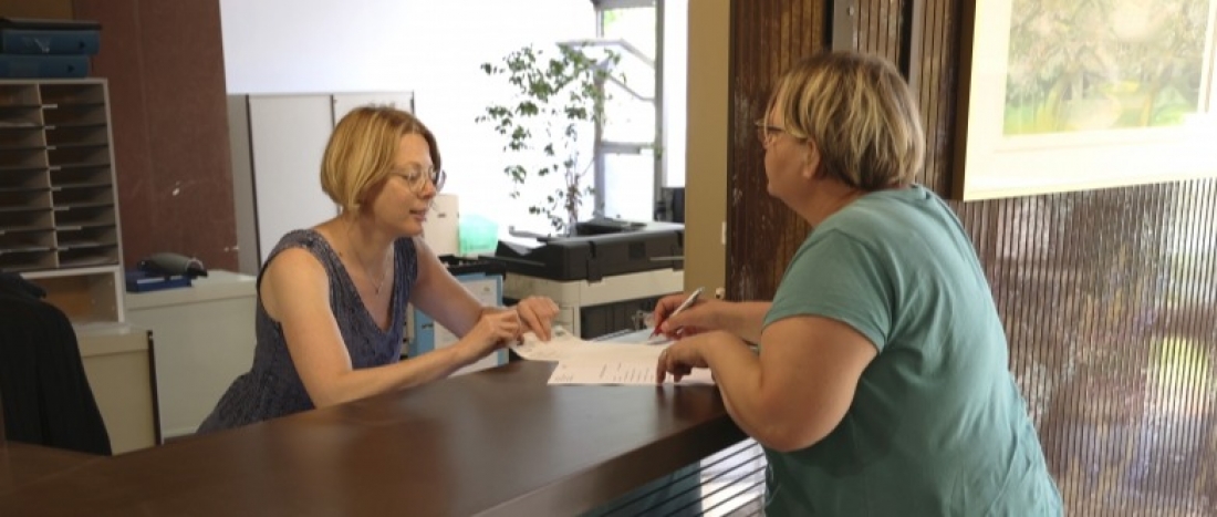 Accueil de l'h&ocirc;pital Jules Doitteau